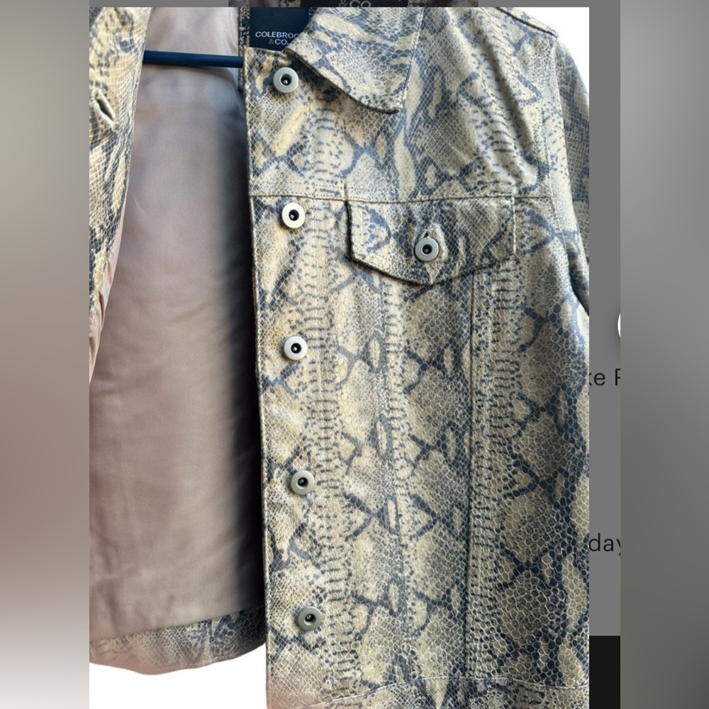 Snake Print Jacket - Picture 10 of 11